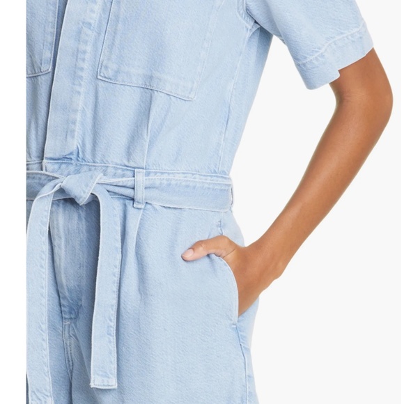 NWT $350 rag & bone Tie Waist Denim Romper in sizes XS, Small and X-Large! - Picture 5 of 10